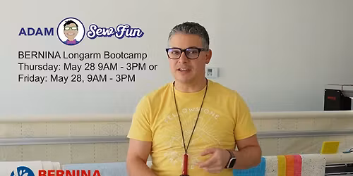 BERNINA Longarm Bootcamp with Adam Ratecliff