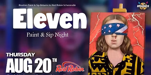 Eleven Paint & Sip Night at Red Robin Schererville
