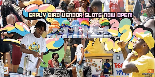 BE HAPPY BLOCK PARTY 2026 EARLY BIRD VENDOR SLOTS
