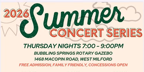 High Strung at the W. Milford Summer Concert Series at Bubbling Springs