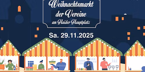 Weihnachtsmarkt der Vereine am Haider Hauptplatz