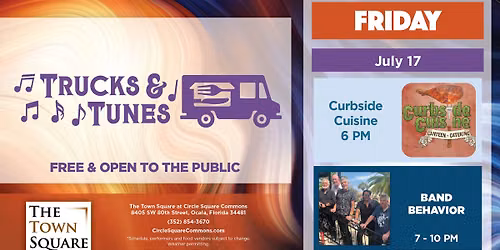Trucks & Tunes with Curbside Cuisine & Band Behavior