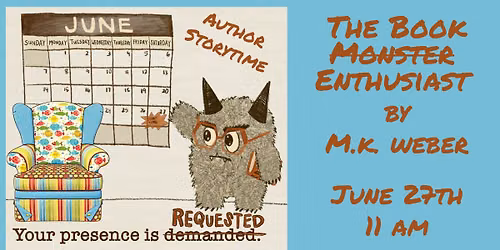 Meet M.K. Weber, Author of The Book (Monster)Enthusiast at Caramel Crisp Bookstore