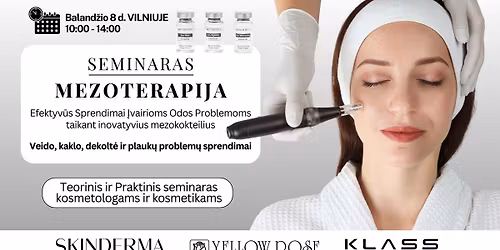 Seminaras: Mezoterapija | Vilnius