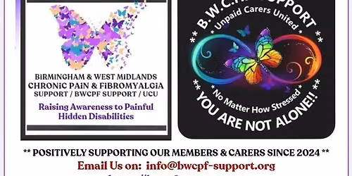 BIRMINGHAM & WEST MIDLANDS CHRONIC PAIN & FIBROMYALGIA SUPPORT \/ BWCPF SUPPORT & UCU MEMBERS MEETING