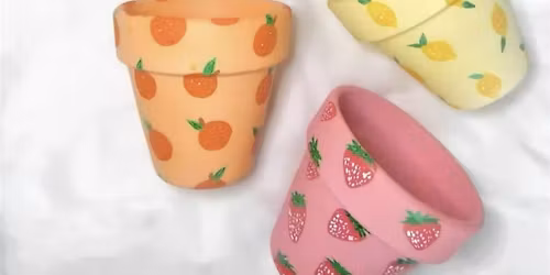 Manchester Plant Pot Painting