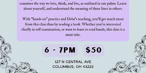 Palmistry: Major Lines - Class #5 in our Palmistry Class Series