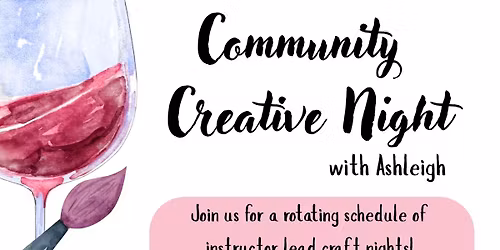 Community Creative Night! 11\/26 Vision Board\/ Collage Night