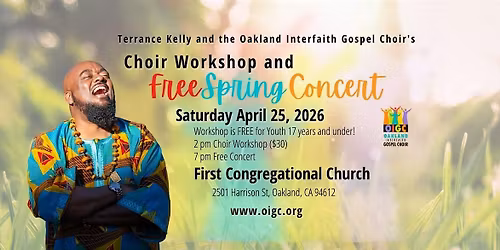 Choir Workshop and Free Spring Concert
