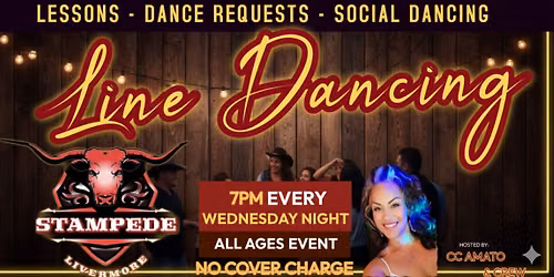 Line Dancing Wednesdays - All Ages Event - Livermore