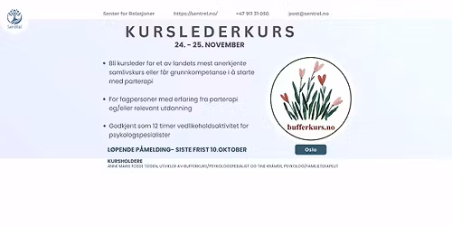 Bufferkurslederkurs 24.-25.november