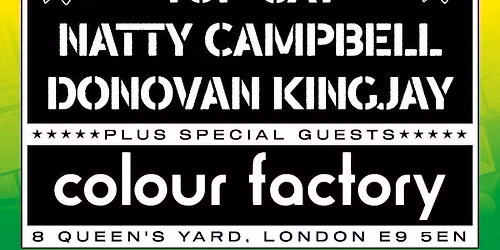 Reggae Roast Soundsystem Garden Session - FREE ENTRY - Hackney Wick