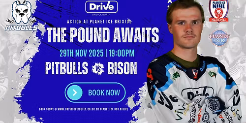 Bristol Pitbulls v Basingstoke Bison 7pm 