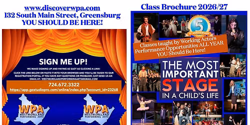 Semester Starts at Westmoreland Performing Arts