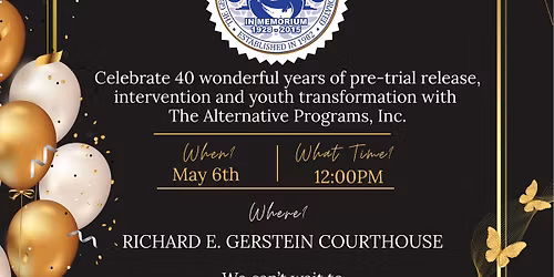 TAP\u2019s 40th Anniversary Celebration