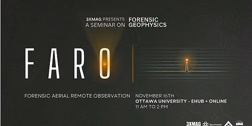 FARO: Forensic Aerial Remote Observation - Forensic Geophysics