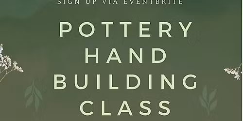 Pottery Class - Handbuild a Ceramic Pipe; All levels welcomed