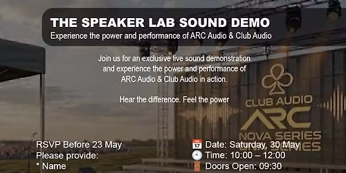 THE SPEAKER LAB SOUND DEMO