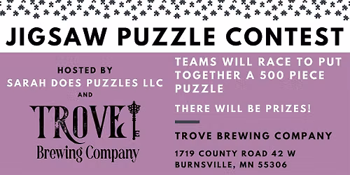 Team Jigsaw Puzzle Contest at Trove Brewing - August 2026
