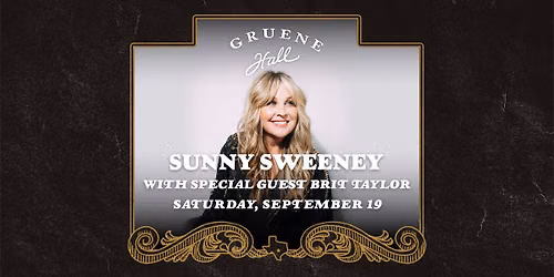 Sunny Sweeney w\/ special guest Brit Taylor