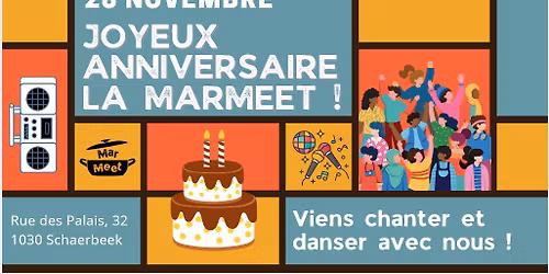 Viens chanter et danser pour le 2\u00e8me anniversaire de la MarMeet ! \ud83c\udf82