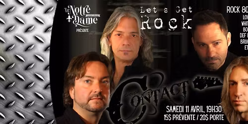 Hommage Rock 80-90's avec Groupe Contact