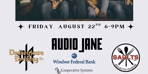 Live Music by Audio Jane w\/ Special Guest Ginger Bug