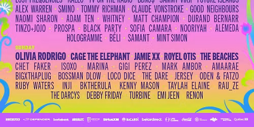 2026 Osheaga - 3 Day Pass at Parc Jean Drapeau