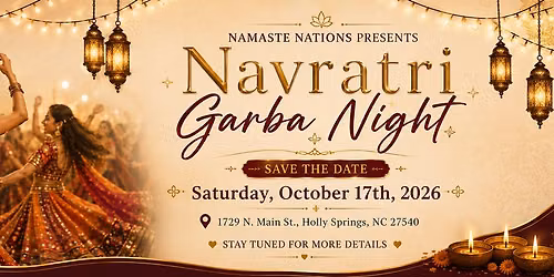 Garba and Dandiya Night 2026