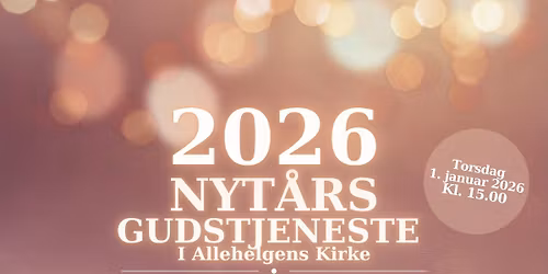 Nyt\u00e5rsgudstjeneste i Allehelgens Kirke