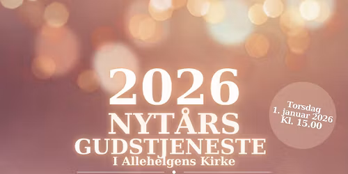 Nyt\u00e5rsgudstjeneste i Allehelgens Kirke