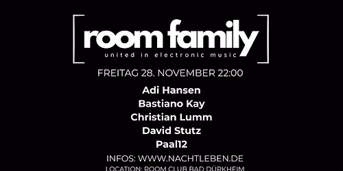 Room Family-United in electronic Music