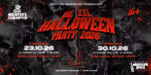 DIE XXL-SCH\u00dcLERPARTY - HALLOWEEN 2026