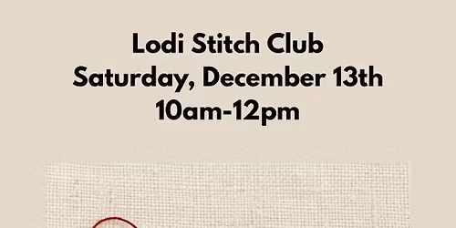 Lodi Stitch Club