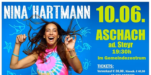 KABARETTABEND - NINA HARTMANN "Good Vibrations"