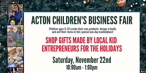 Redlands Children's Business Fair (One-day Marketplace for Kids)