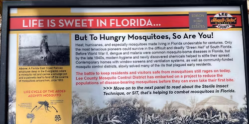 Lee County Mosquito Control District Host Sign Dedication Ceremony