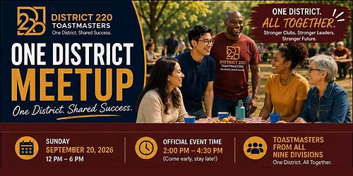 One District Meetup