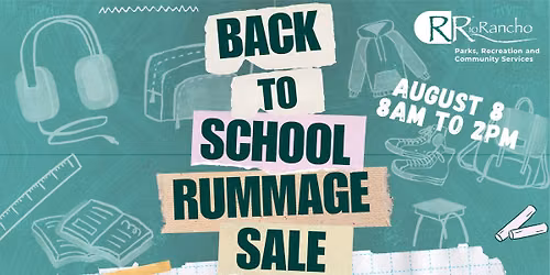 Cabezon Park's Back to School Rummage Sale