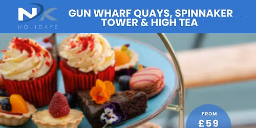 Gun Wharf Quays, Spinnaker Tower & Cream Tea inc. Coach Travel 