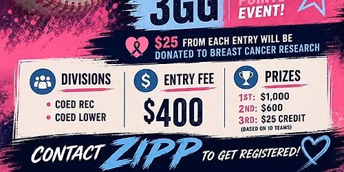 10\/4 - Coed Breast Cancer Awareness - 3x Points - Woodlawn