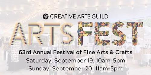 ARTS FEST: 63rd Annual Festival of Fine Arts & Crafts