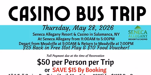 Casino Bus Trip to Seneca Allegany