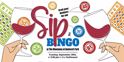 Bingo, Beverages & Banter at The Mansions at Gwinnett Park!
