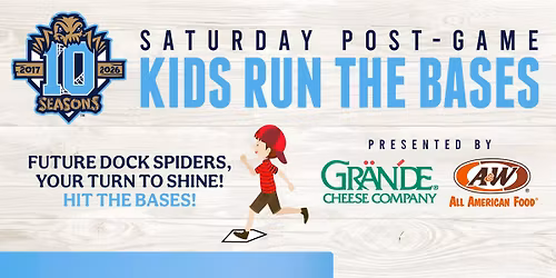 Post-Game Kids Run the Bases
