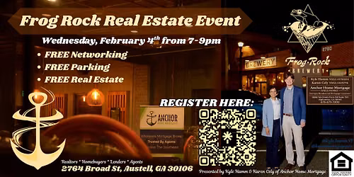 Frog Rock Real Estate Event hosted by Kyle Hamm & Karen Cely