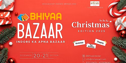 Bhiyaa Bazaar \u2013 Christmas Flea Market Indore 2025