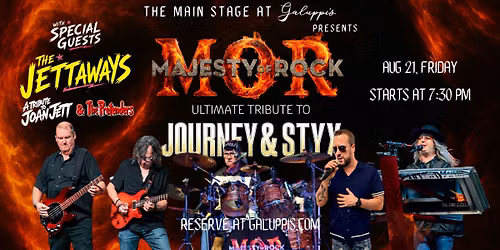 Majesty of Rock - Tribute to Journey & Styx Live @ Galuppi's