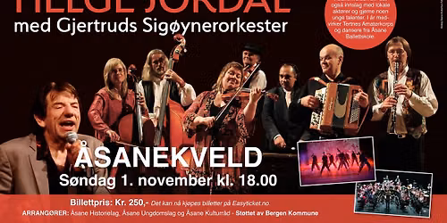 \u00c5sanekveld 2026 med Helge Jordal og Gjertruds Sig\u00f8ynerorkester