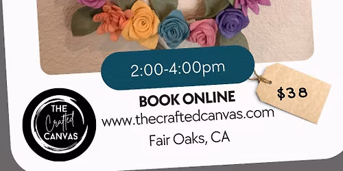 Floral Felt Wreath- with Margaret Teichert 